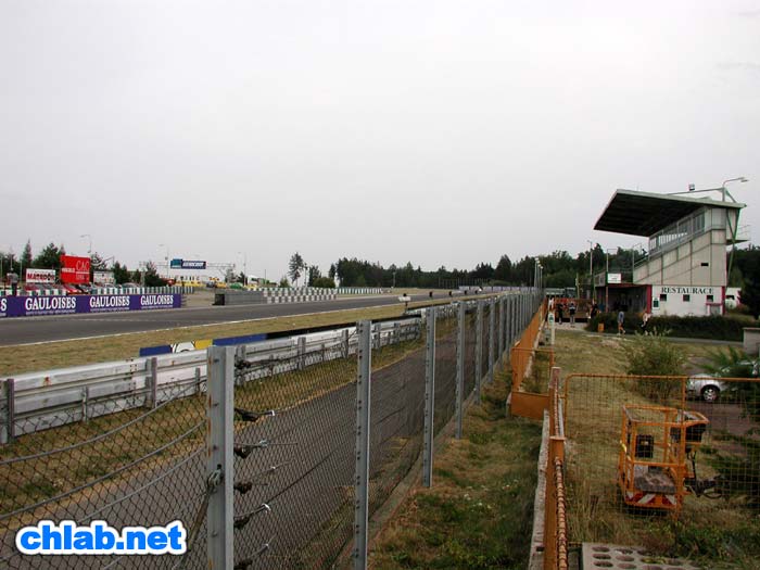 Zielgerade am Masaryk-Circuit
