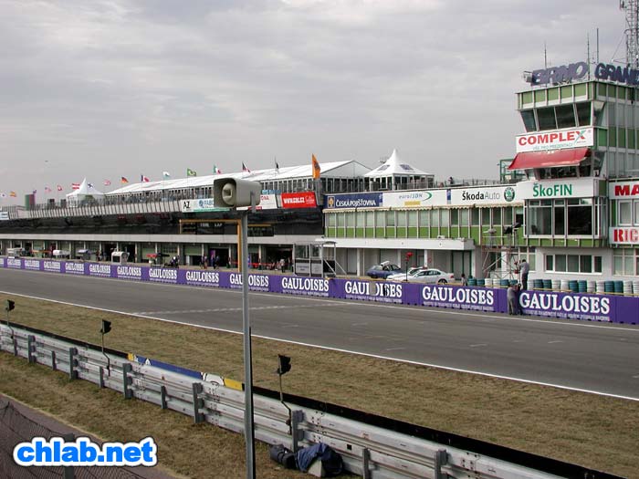Start/Zielpassage am Masaryk-Circuit
