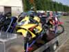 sterreicher mit einer ganzen Honda-Kollektion
