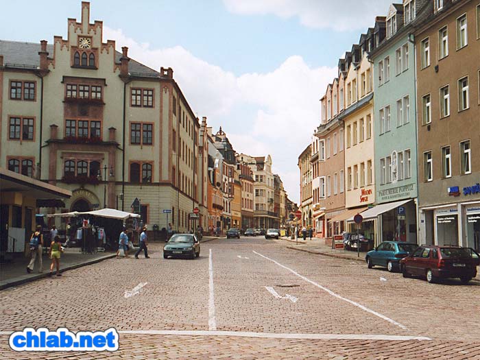 Rathaus mit Rochlitzer Strae
