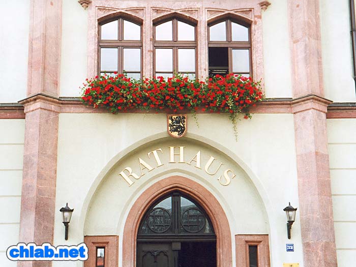 Detail Rathaus Mittweida
