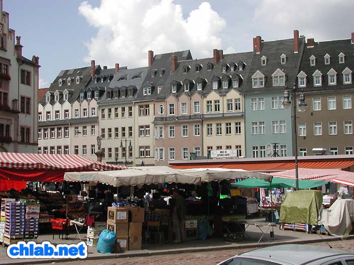 Marktplatz zu Mittweida

