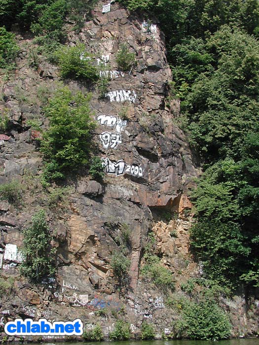Wappenfelsen an der Zschopau
