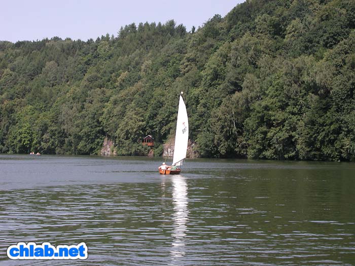 Segeln auf der Zschopau
