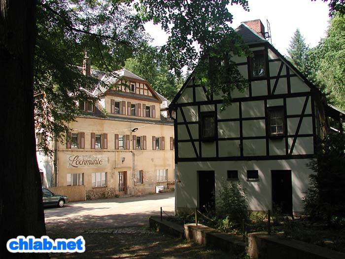 Gaststtte Lochmhle bei Erlebach
