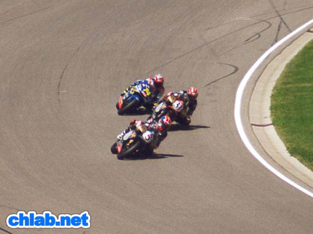 250er Klasse: Melandri vor Harada und Katoh
