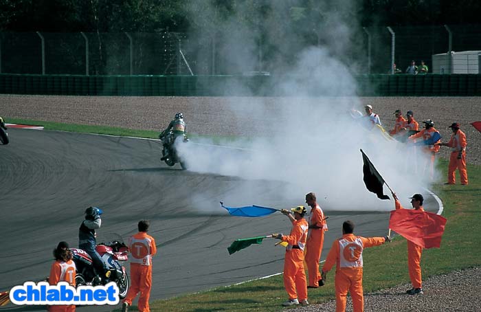 BMW-Boxer-Cup: Burn-Out vom Sieger Andy Hofmann (5)
