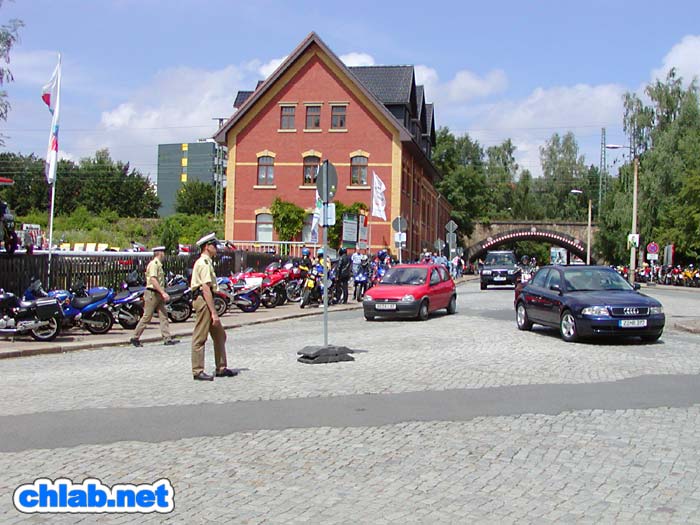 Weltberhmter Kreisel am Gterbahnhof
