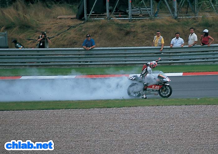 Sieger in der 125cc Klasse: Arnaud Vincent (21)
