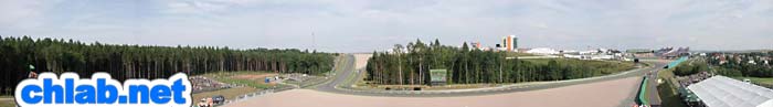 Panoramablick von T13 - dort wo die echte Action war
