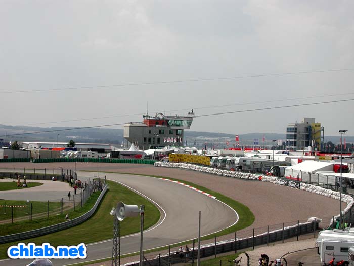 Sachsenring in Glut
