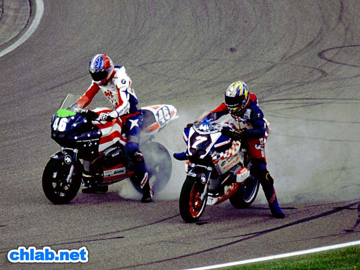 Brian Parriott (46) und Thomas Hinterreiter (7)
